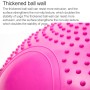 Explosionssäker yoga boll sport fitness bollbalans boll med massagepunkt, diameter: 60 cm (rosa)