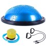 Explosion-proof Yoga Ball Sport Fitness Ball Balance Ball with Massage Point, Diameter: 60cm(Blue)