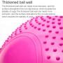 Explosion-proof Yoga Ball Sport Fitness Ball Balance Ball with Massage Point, Diameter: 60cm(Silver)