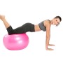 Zhušťování výbuchu odolné proti výbuchu Big Yoga Ball Sport Fitness Ball Environmentální těhotná jógová koule, průměr: 55 cm (růžová)