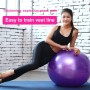 Zhušťování výbuchu odolné proti výbuchu Big Yoga Ball Sport Fitness Ball Environmentální těhotná jógová koule, průměr: 55 cm (růžová)