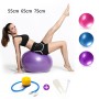 Thickening Explosion-proof Big Yoga Ball Sport Fitness Ball Environmental Pregnant Yoga Ball, Diameter: 55cm(Purple)