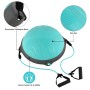 [US Warehouse] Yoga Ball Balance Hemisphere Fitness för Gym Office Home (Blue)