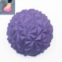 Massaggio del piede emisfero bilanciamento della sfera di fitness yoga sfera, dimensioni: 16 x 8 cm (viola)