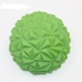 Massaggio del piede emisfero bilanciamento della sfera di fitness yoga sfera, dimensioni: 16 x 8 cm (verde)