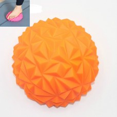 Foot Massage Hemisphere Balance Training Ball Fitness Yoga Ball, Size: 16 x 8cm(Orange)