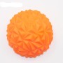 Tréninková kulička pro masáž nohou Hemisphere Ball Fitness Yoga Ball, velikost: 16 x 8 cm (oranžová)