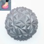 Massaggio del piede emisfero bilanciamento della sfera di fitness yoga sfera, dimensioni: 16 x 8 cm (grigio)