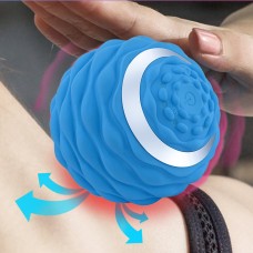 Yoga Silicone Fascia ბურთი ღრმა კუნთების დასვენება ფეხის მასაჟის ბურთი (ლურჯი)