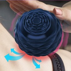 Yoga Silicone Fascia Ball Deep Muscle Relaxation Foot Massage Ball (noir)