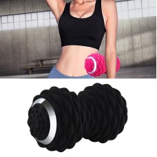 Massage Fitness Silicone Silicone Massage Ball Muscle relaxation Fascia Ball Forme de Yoga Ball (noir)