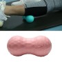 Eaden Fascia Ball Foot Massage Ball Relax Muscle Fitness Yoga Cervical Spine Rehabilitation Ball, Spécification: Double Ball (rose)