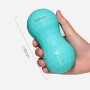 Eaden Fascia Ball Foot Massage Ball lõdvestuge lihaste sobivuse joogakaela selgroo rehabilitatsioonipall, spetsifikatsioon: topeltpall (must)