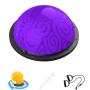 46 cm Wave Speed ​​Ball Yoga Semi-Circular Balance Ball Fitness Pilates Ball (lyckosam molnlila)