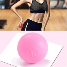 Fascia Ball Muscle Relaxation Yoga Ball Back Massage Silicone Ball, Specification: Flat Pink Ball