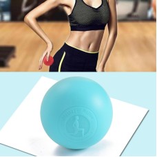Fascia Ball Muscle Relaxation Yoga Ball Back Massage Silicone Ball, Specification: Flat Blue Ball