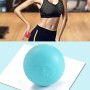 Palla fascia muscolare rilassamento da yoga palla posteriore massaggio silicone sfera, specifica: palla blu piatta