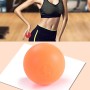 Fascia Ball Svalscle Relaxation Jóga Ball Back Massage Silicone Ball, Specifikace: Plochý oranžový míč