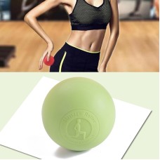 Fascia Ball Svalscle Relaxation Yoga Ball Back Massage Silicone Ball, Specification: Flat Matcha Green Ball