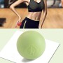 Fascia Ball Muscle Relaxation Yoga Ball Back Massage Silicone Ball, Spécification: Matcha Green Ball Flat