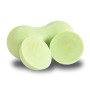 Fascia Ball Svalscle Relaxation Yoga Ball Back Massage Silicone Ball, Specification: Flat Matcha Green Ball