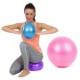 JH3152 PVC jógagömb egyensúly fitnesz gimnasztikus golyó, átmérő: 25 cm (lila)