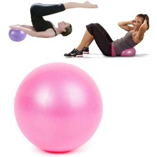 JH3152 PVCヨガボールバランスフィットネス体操ボール、直径：25cm（ピンク）