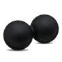 Sfera di massaggio fitness elastico in silicone (nero)