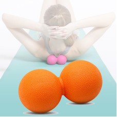 Силиконовый эластичный массажный шарик Яга (оранжевый) мяч Яга (оранжевый