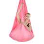 Hammock yoga aereo anti-gravità interna senza nodo con cinturino / cinghia di prolunga, dimensioni: 400x280cm (rosa)