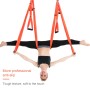 6 hanterar kroppsbyggande handstand inelasticity Aerial Yoga Hammock (svart)