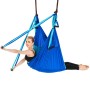 6 hanterar kroppsbyggande handstand inelasticity Aerial Yoga Hammock (Dark Blue + Baby Blue)