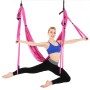 6 hanterar kroppsbyggande handstand inelasticity Aerial Yoga Hammock (Pink)