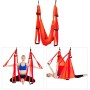 6 Manipulace s tělesovou kulturistikou Neelasticity Aerial Yoga Hammock (gradient červená)