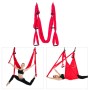 6 Griffe Bodybuilding Handstand Inelastizity Aerial Yoga Hängematte (rot)