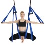 6 hanterar kroppsbyggande handstand inelasticity Aerial Yoga Hammock (Sapphire Blue)