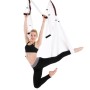 6 hanterar kroppsbyggande handstand inelasticity Aerial Yoga Hammock (White)