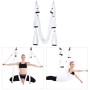 6 hanterar kroppsbyggande handstand inelasticity Aerial Yoga Hammock (White)