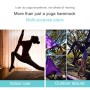 Hushållens handstand elastiska stretching rep Aerial Yoga Hammock Set (svart)