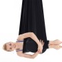 Hushållens handstand elastiska stretching rep Aerial Yoga Hammock Set (svart)