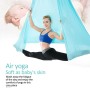 Hushållens handstand elastiska stretching rep Aerial Yoga Hammock Set (svart)