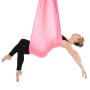 Haushaltshandstand elastischer Stretcheil Aerial Yoga Hängematte Set (Pink)