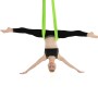 Household Handstand Elastic Stretching Rope Aerial Yoga Hammock Set(Grass Green)