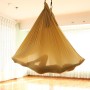 Maison à main du ménage élastique élastique corde aérien de yoga aérien Hammock (or)