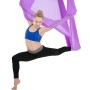 Maison à main du ménage Élastique élastique Rope Atend Yoga Hammock Ensemble de hammac (violet clair)