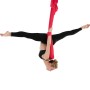 Household Handstand Elastic Stretching Rope Aerial Yoga Hammock Set(Red)