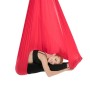 Hushållens handstand elastiska stretching rep Aerial Yoga Hammock Set (Red)