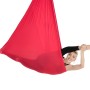 Household Handstand Elastic Stretching Rope Aerial Yoga Hammock Set(Red)