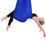 Hushållens handstand elastiska stretching rep Aerial Yoga Hammock Set (Sapphire Blue)