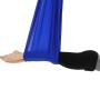 Household Handstand Elastic Stretching Rope Aerial Yoga Hammock Set(Sapphire Blue)